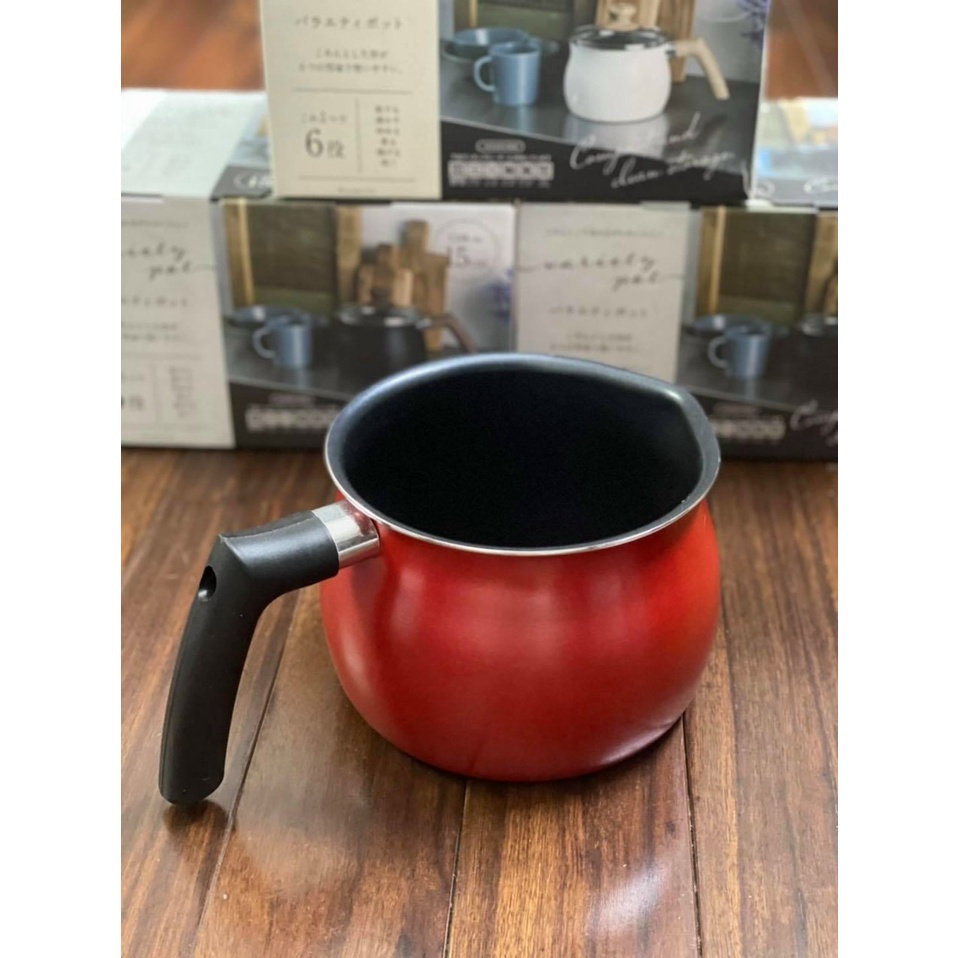 Nồi chiên ngập dầu có vòi rót 15cm Nhật Bản