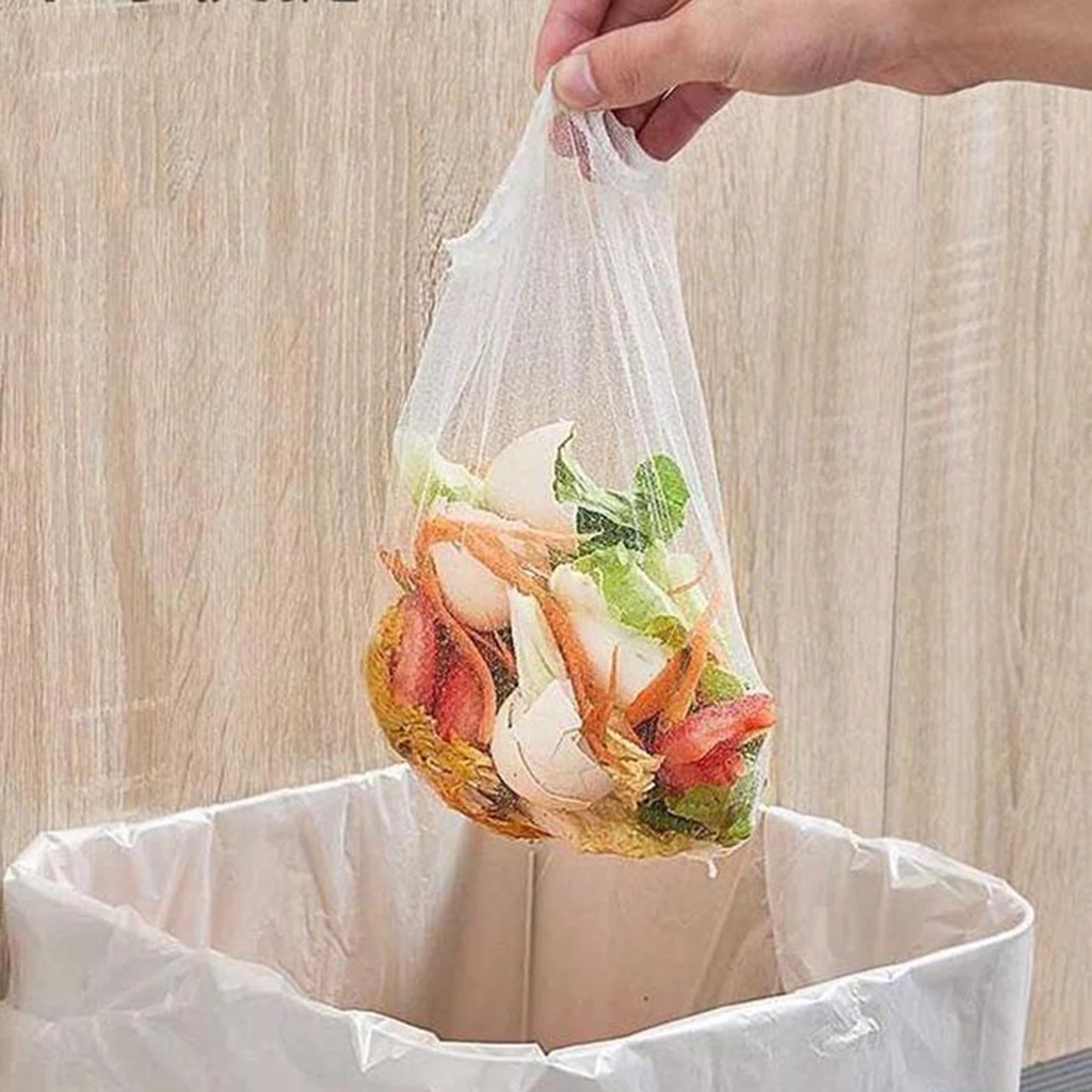 Giá đỡ hình tam giác + 50 túi lưới lọc rác bồn rửa chén trong nhà bếp tiện dụng