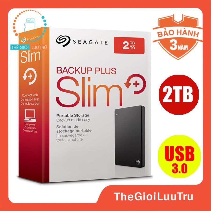 [RẺ VÔ ĐỊCH] Ổ cứng di động Seagate backup plus slim / Expansion 5TB 4TB 2TB 1TB USB 3.0 95