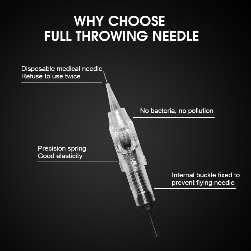 Bộ 20 Kim Xăm Lông Mày Màu Đen Dễ Sử Dụng