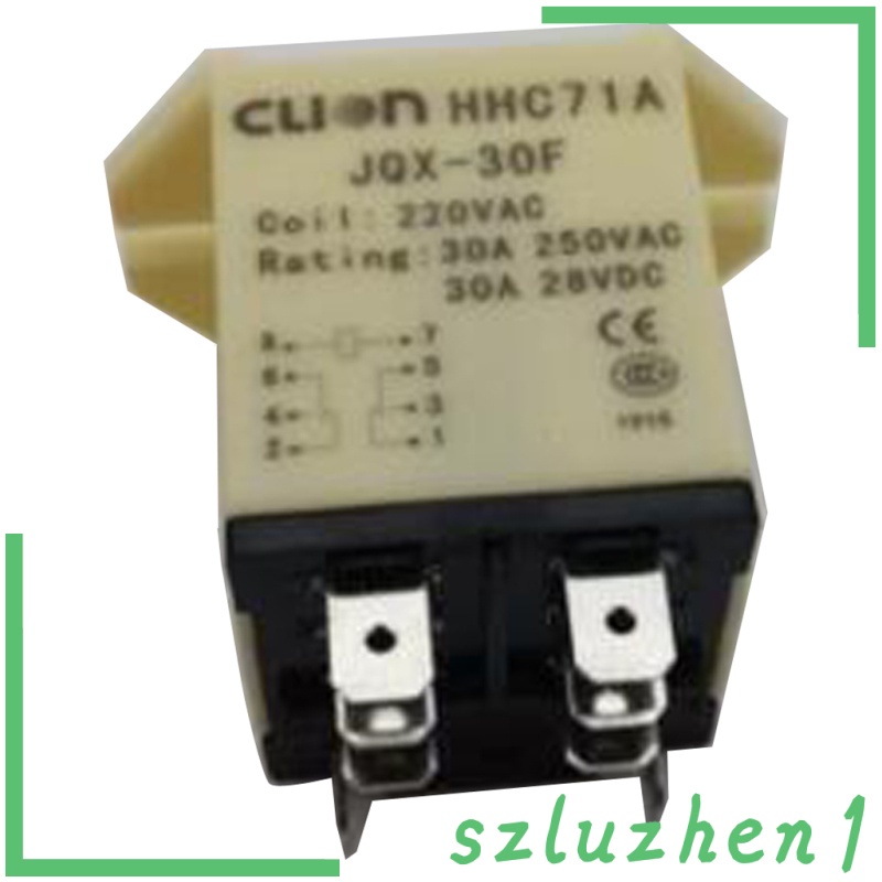 [Hi-tech]  JQX-30F 220V Coil AC Rating 250V 30 A 8-pin   type Power relay