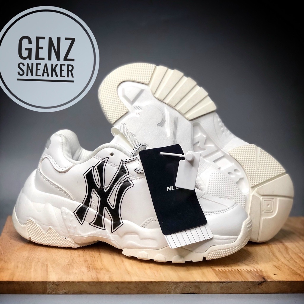 Giày Sneaker MLB NY Cao Cấp Nam-Nữ, Giày Thể Thao Tăng Chiều Cao MLB Boston Siêu HOT 2022