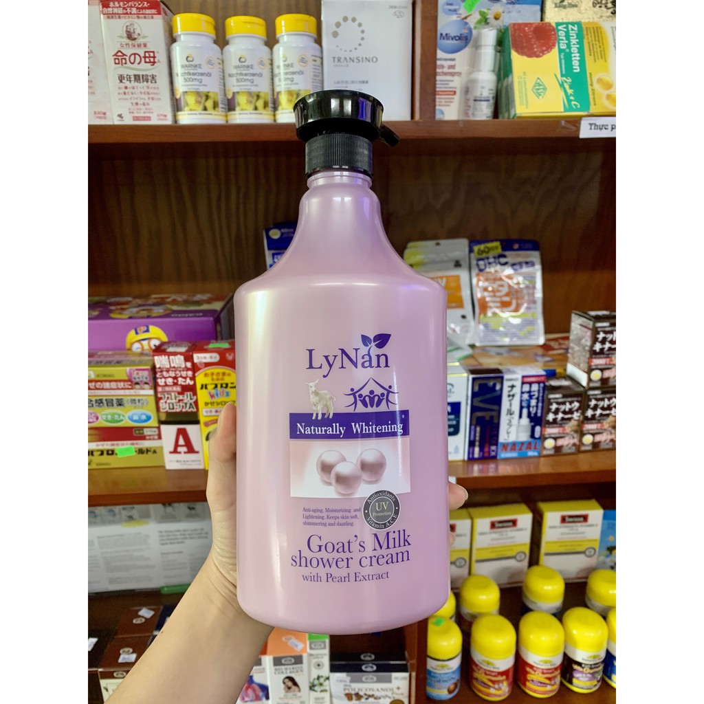 Sữa Tắm Lynan Goat's Milk Shower Cream 500ml - 1200ml