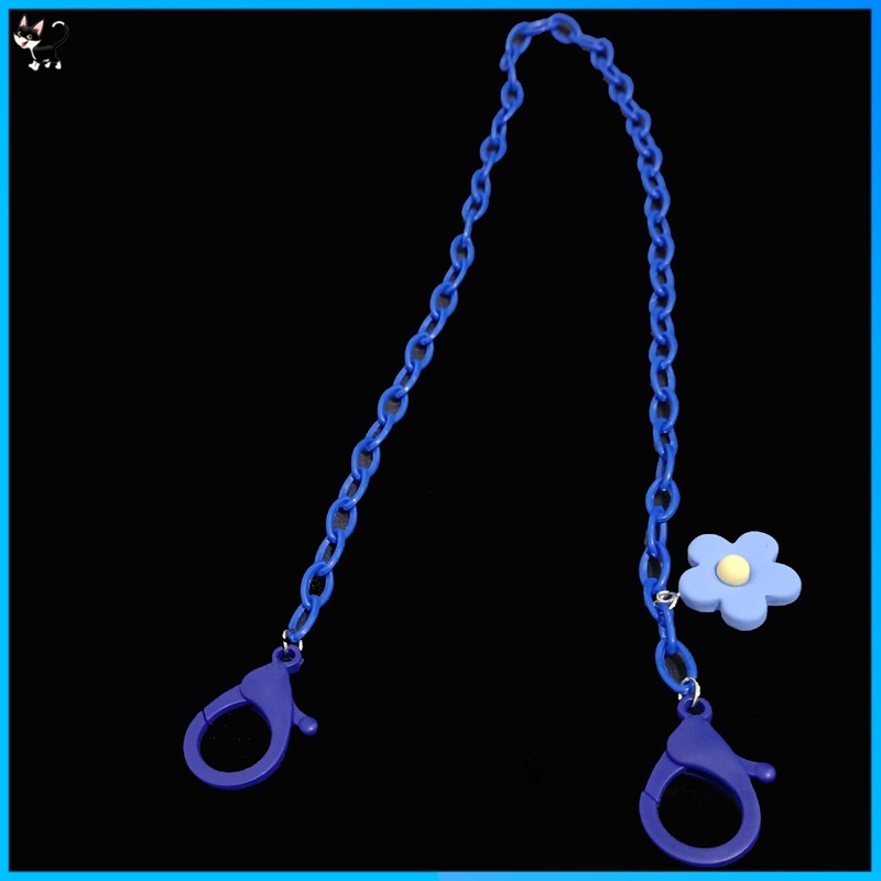 Dây Đeo Mắt Kính Chống Thất Lạc Bằng Acrylic Họa Tiết Hoa Dễ Thương