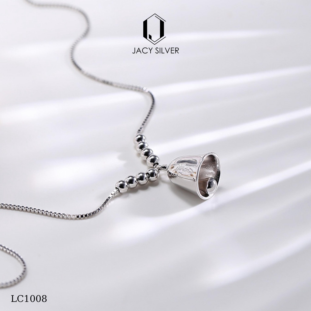 Lắc Chân Bạc 925 Quả Chuông Bell Ankalet, Vòng Chân Bạc Ý Cho Nữ Jacy Silver LC1008