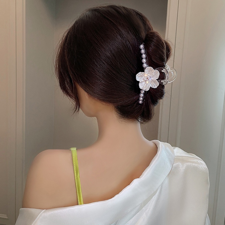 Kẹp tóc đính ngọc trai nhân tạo thời trang 2021