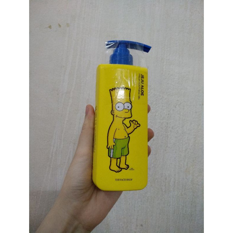 GEL DƯỠNG DA LÔ HỘI JEJU ALOE FRESH SOOTHING GEL - phiên bản The Simpsons - Dạng chai 300ml