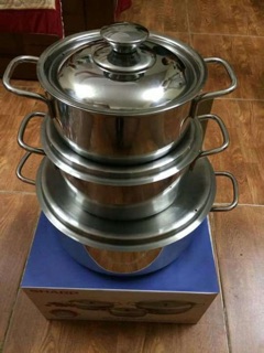 Bộ 3 nồi inox shap