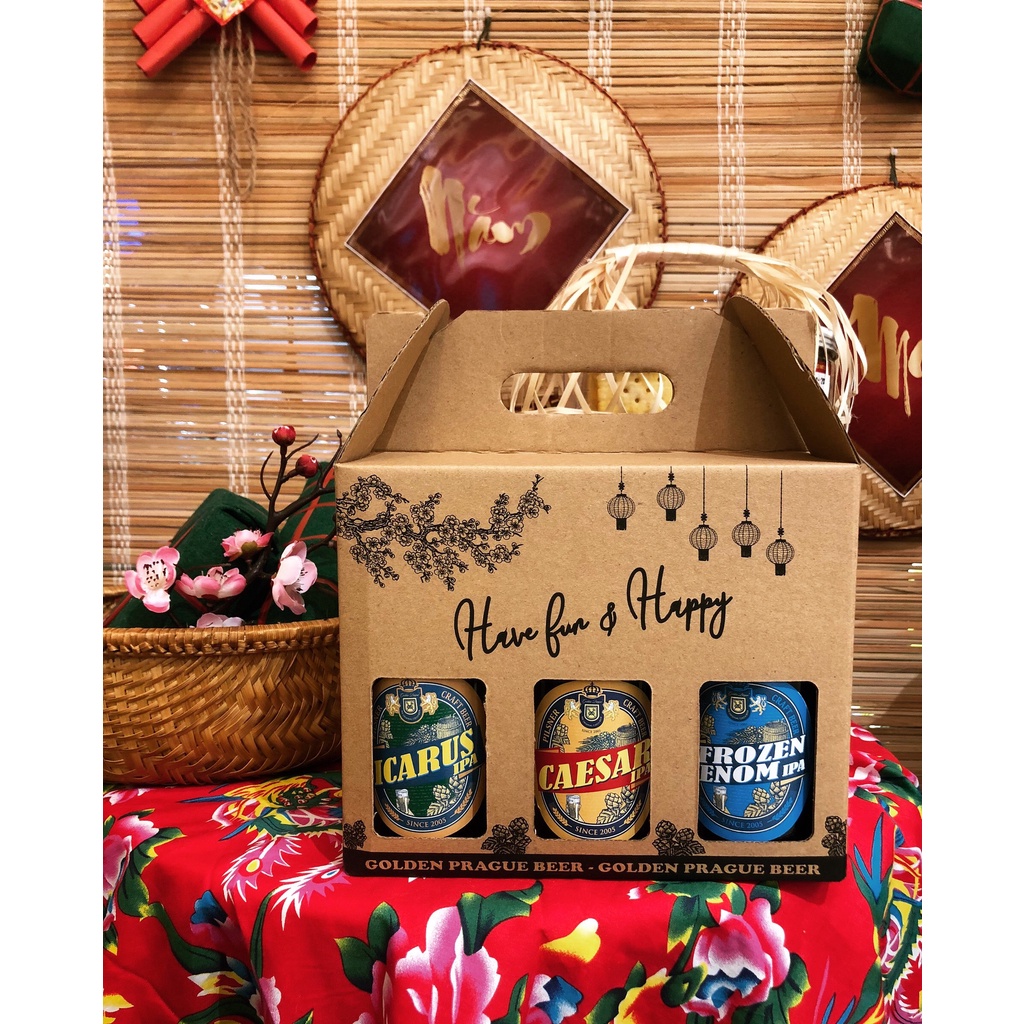 Pack 6 chai bia tươi thủ công nhiều loại/Craft Beer Mix (5+1)