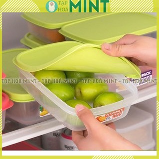 Hộp nhựa đựng thực phẩm nắp dẻo Fitinpack 2200ml - Tạp hoá mint