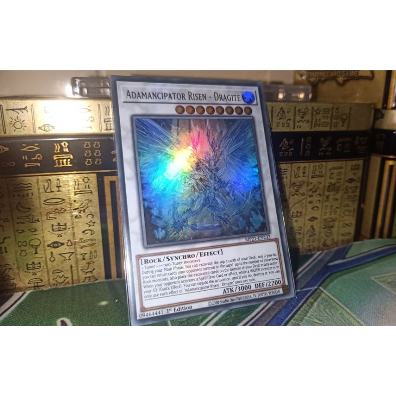 [KN yugioh shop] thẻ bài: Adamancipator Risen - Dragite - MP21-EN232 - Ultra Rare 1st Edition