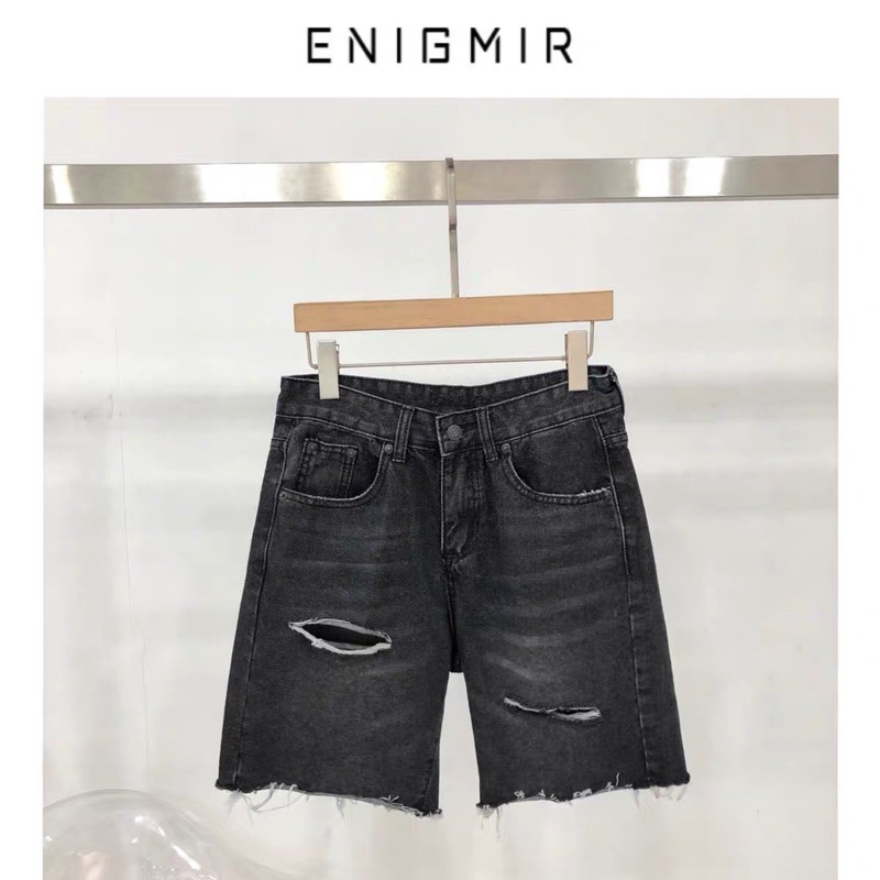 quần short jeans đen rách [ kèm clip thật ]