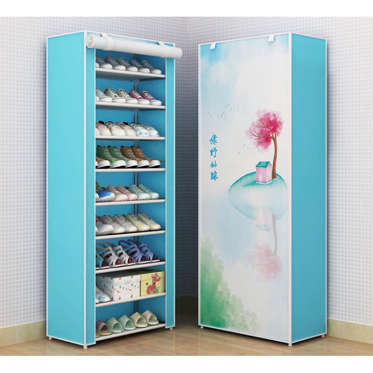 Tủ đựng Giày 10 tầng 9 ngăn Clean Concept  thế hệ mới 2022 - eurooutlet
