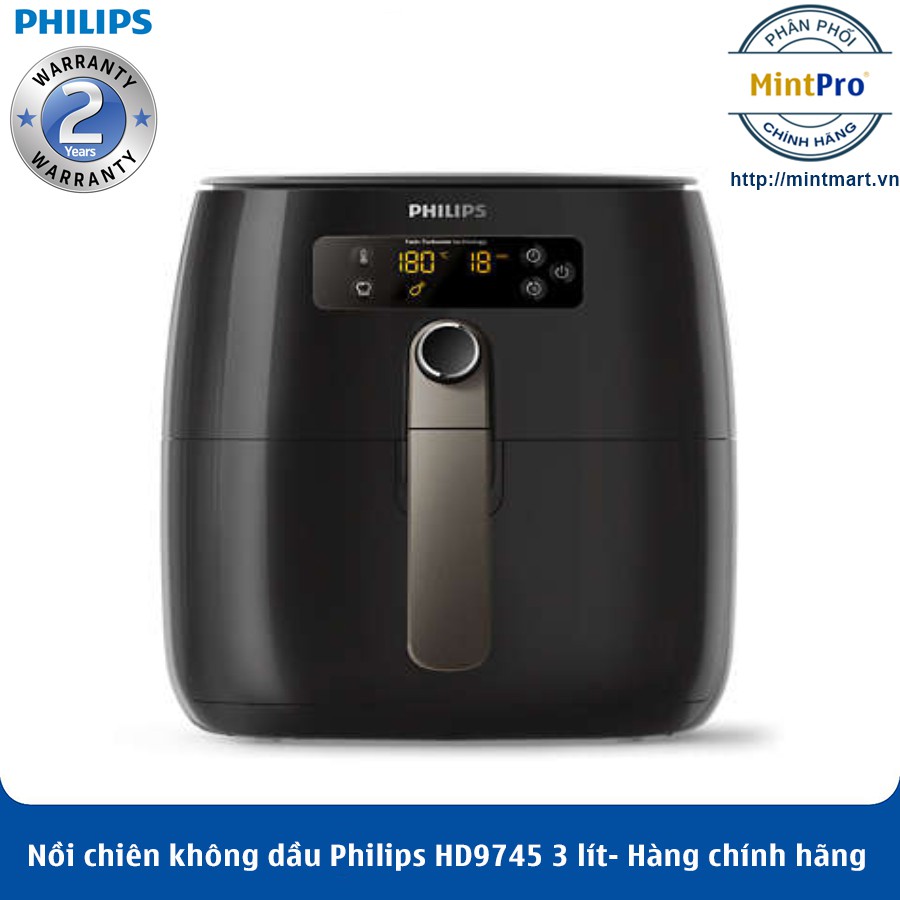 Nồi chiên không dầu Philips HD9650 – Hàng Chính Hãng – Bảo Hành 2 Năm Toàn Quốc