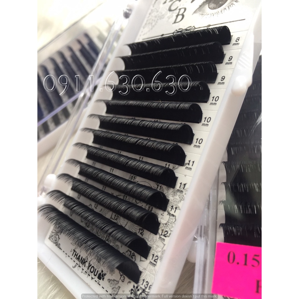 MI FLAT MIX SIZE  DÀY 0.15_SIÊU MỀM_SIÊU ĐEN_BELASH