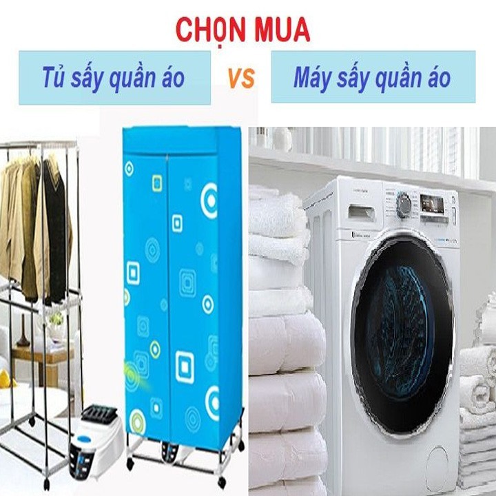 Tủ Sấy Quần Áo Cao Cấp Có Điều Khiển Từ Xa - Bảo Hành 24 Tháng