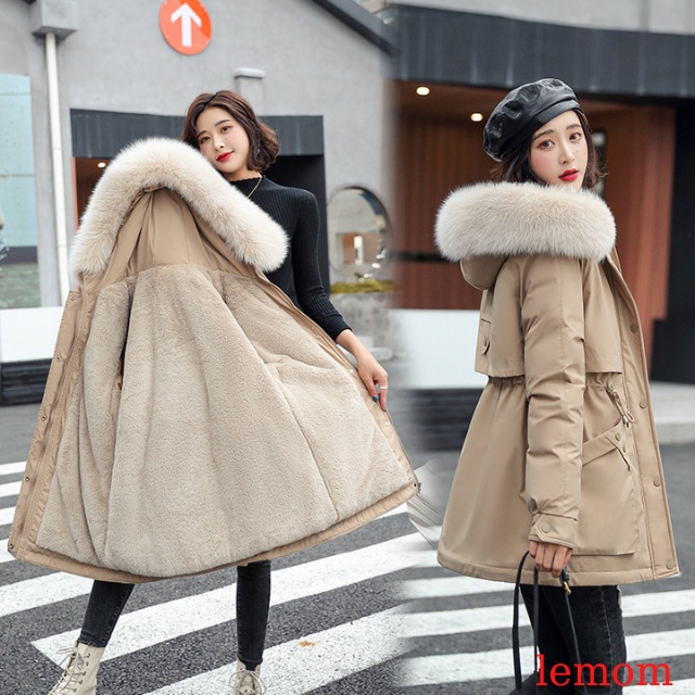 (Sẵn) Aó Parka Nữ Hàng Quảng Châu Loại 1 lông mũ to đẹp 2021