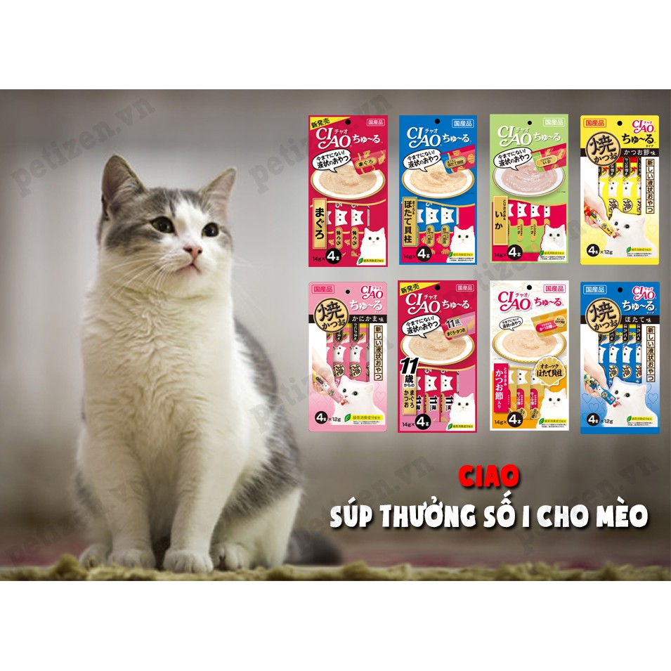 Súp thưởng cho Mèo CIAO - 4 thanh