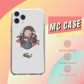 Ốp Lưng Nezuko Thanh Gươm Diệt Quỷ cho Iphone 6 7 8 Plus 11 12 Pro Max X Xr TDSPOD00112