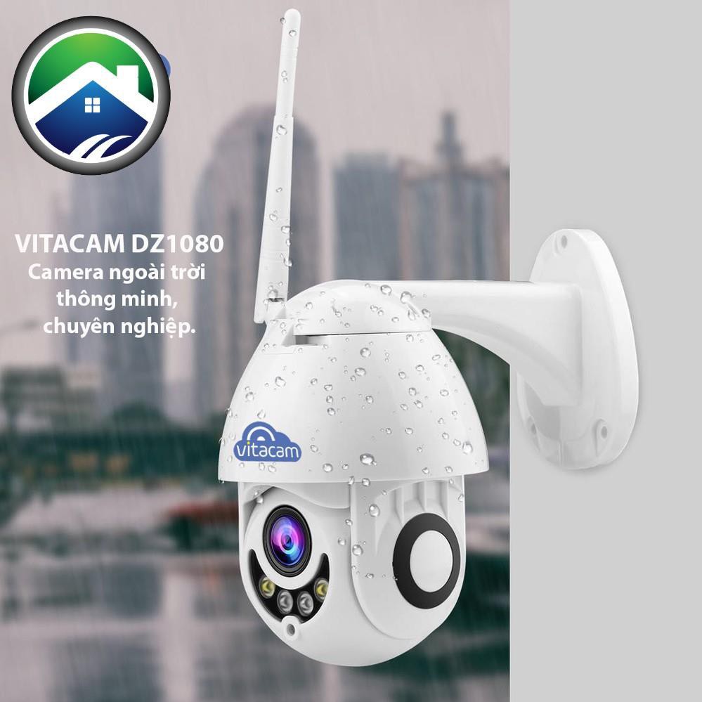 Vitacam DZ1080 - Camera Ngoài Trời Speed Dome PTZ 2.0mpx Full HD 1080p Cao Cấp - Bảo Hành Chính Hãng 12 Tháng
