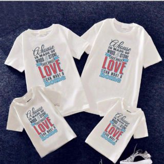 Áo gia đình, áo nhóm cute, chất cotton thoáng mát, co dãn 4 chiều, đủ size và màu