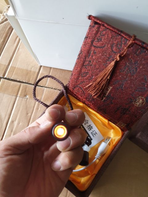 Bật lửa thổi ( Chiết Hỏa Tử ) - có hộp + cáp sạc, giá chỉ 115,000đ ...
