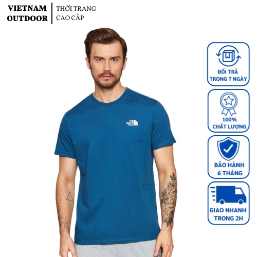 Áo thun nam logo The North Face Áo phông nam chất liệu 100% cotton spandex siêu thoáng mát