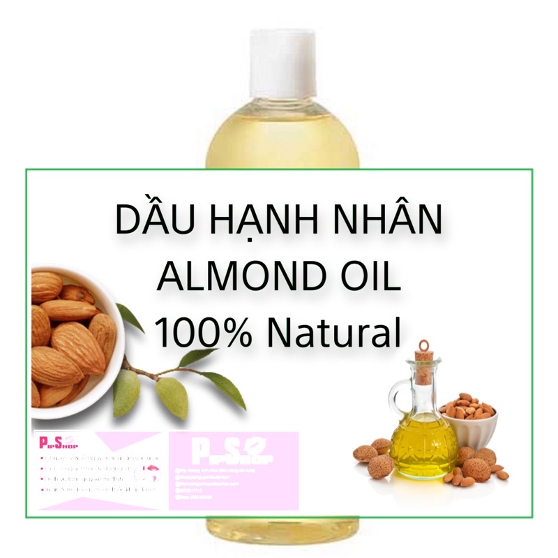 Dầu Hạnh Nhân Sweet Almond 10ml/50ml/100ml