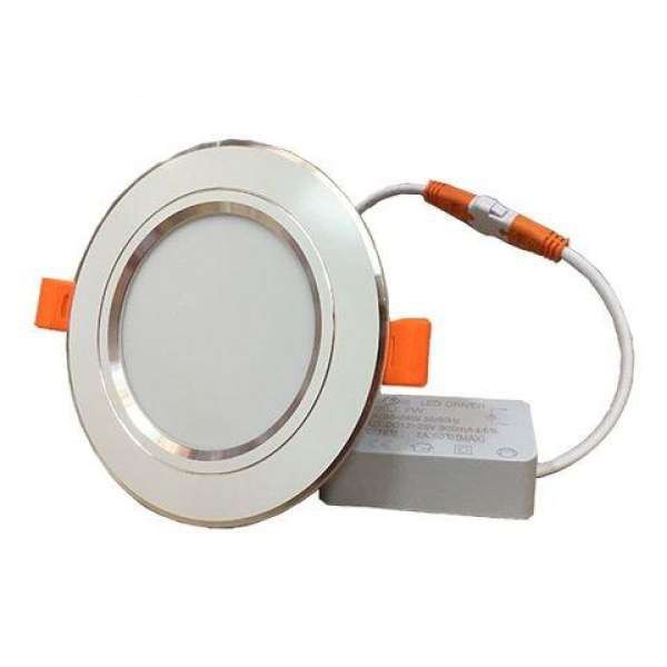 ÂM TRẦN 7W ÁNH Sáng Đơn Mầu VIỀN BẠC, VÀNG