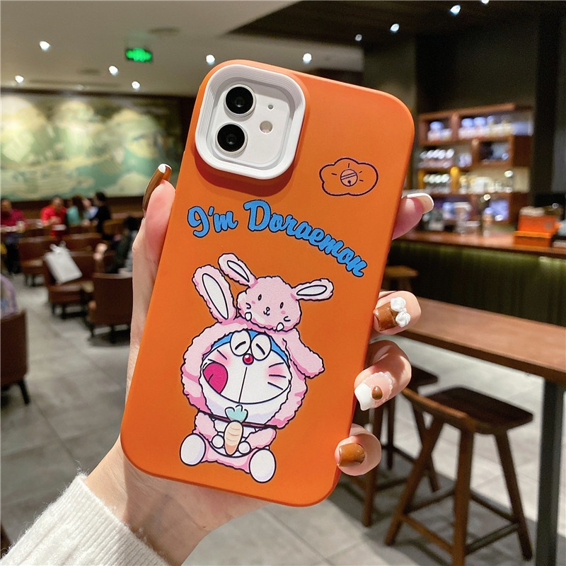 Ốp điện thoại silicon chống sốc họa tiết hoạt hình thích hợp cho iPhone 13 pro max 12 11 pro max 7 8 plus