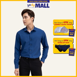 Áo sơ mi nam YODY chất lụa nến cao cấp chống nhăn không túi thoáng mát SPM4001