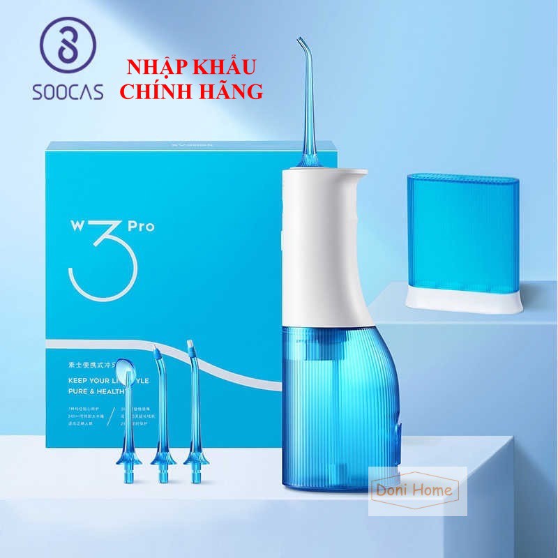 [CHÍNH HÃNG] TĂM NƯỚC Vệ sinh răng miệng Soocas W3/ W3 Pro - BH 3 tháng