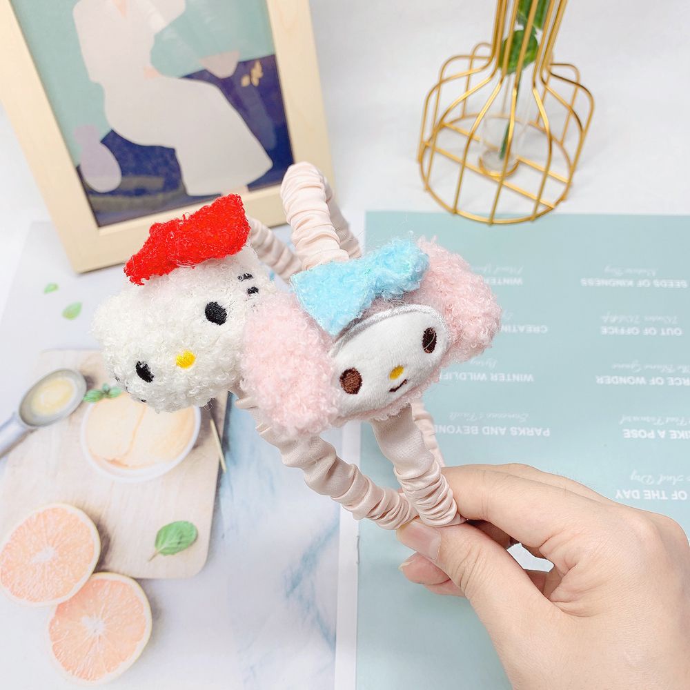 Băng Đô Rửa Mặt Chống Trượt In Họa Tiết Hoạt Hình Phong Cách Hàn Quốc Cho Nữ