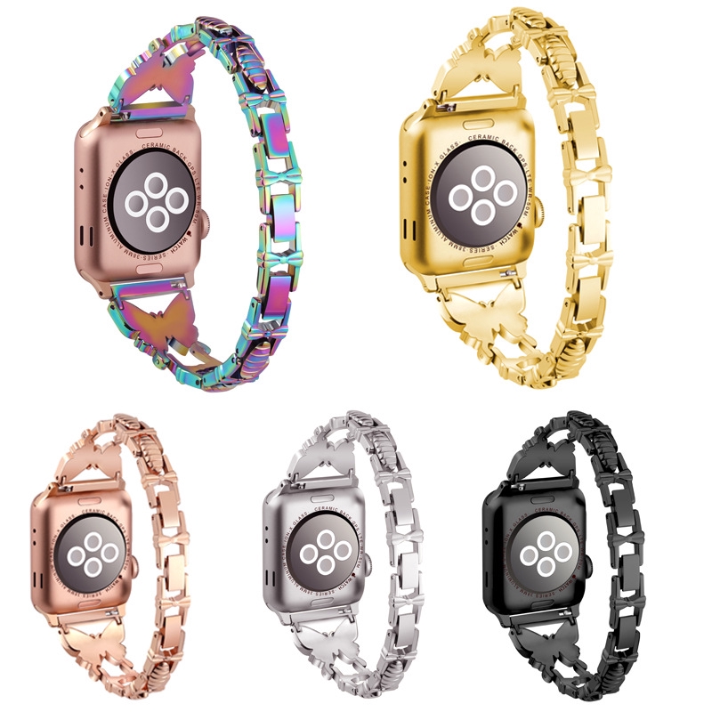 Dây Đeo Inox Cho Đồng Hồ Thông Minh Apple Watch Series 8ultra 7 6 5 4 3 Iwatch 38mm 40mm 41mm 44mm 45mm 49mm