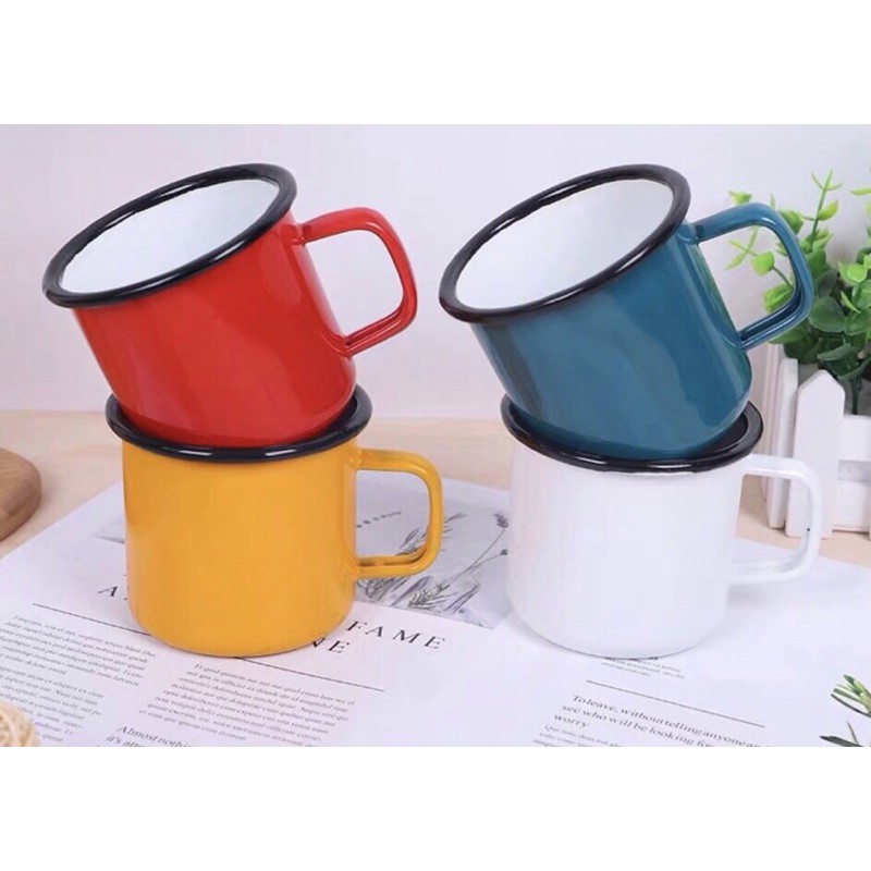Cốc sắt tráng men - camping - Góc chill | BigBuy360 - bigbuy360.vn
