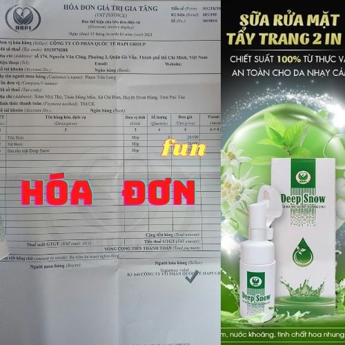 Sữa Rửa Mặt Tạo Bọt Tẩy Trang 2 trong 1 Deep Snow 100ml, Tặng Kèm Kính Thời Trang Đẹp | BigBuy360 - bigbuy360.vn