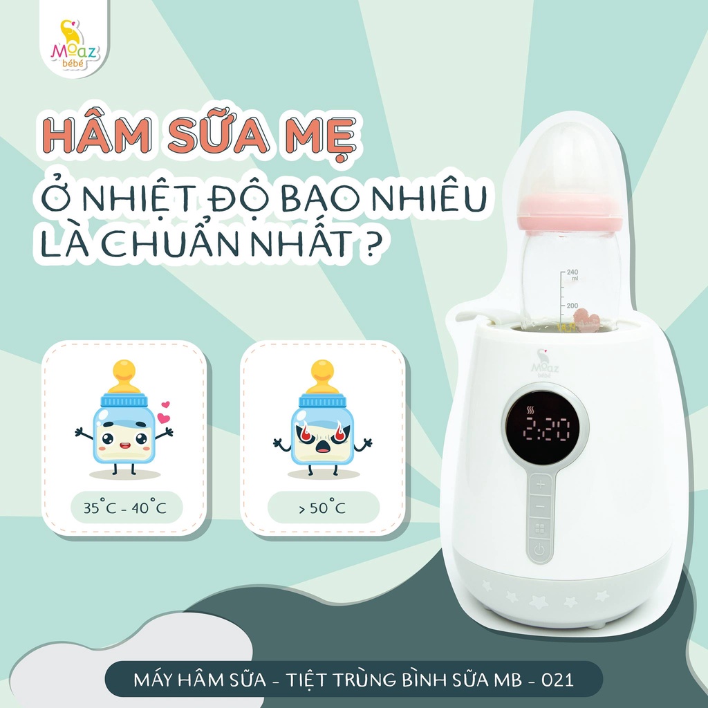 Máy hâm sữa siêu tốc Moaz Bebe MB021