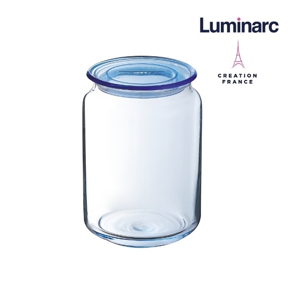 Bộ 3 Hũ Thuỷ Tinh Luminarc Rondo Blue 1L- LUHUL0364