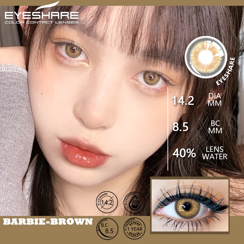 [Hàng mới về] Cặp kính áp tròng EYESHARE 14.2mm dành cho làm đẹp