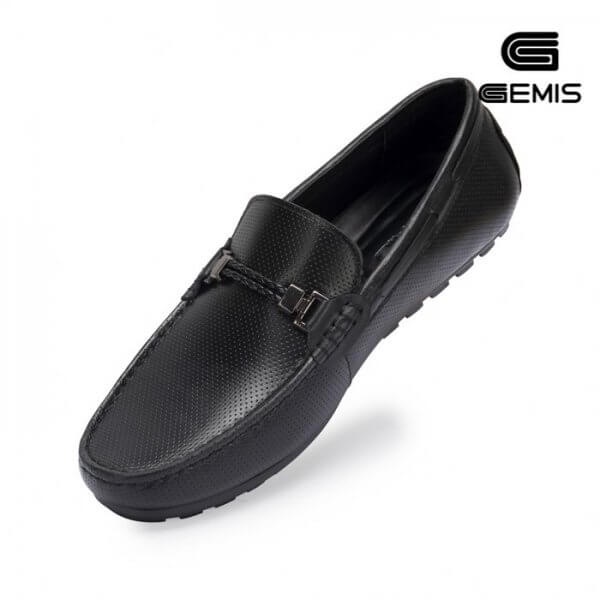 Giày lười nam da bò cao cấp chính hãng đai khóa GEMIS - GN00214