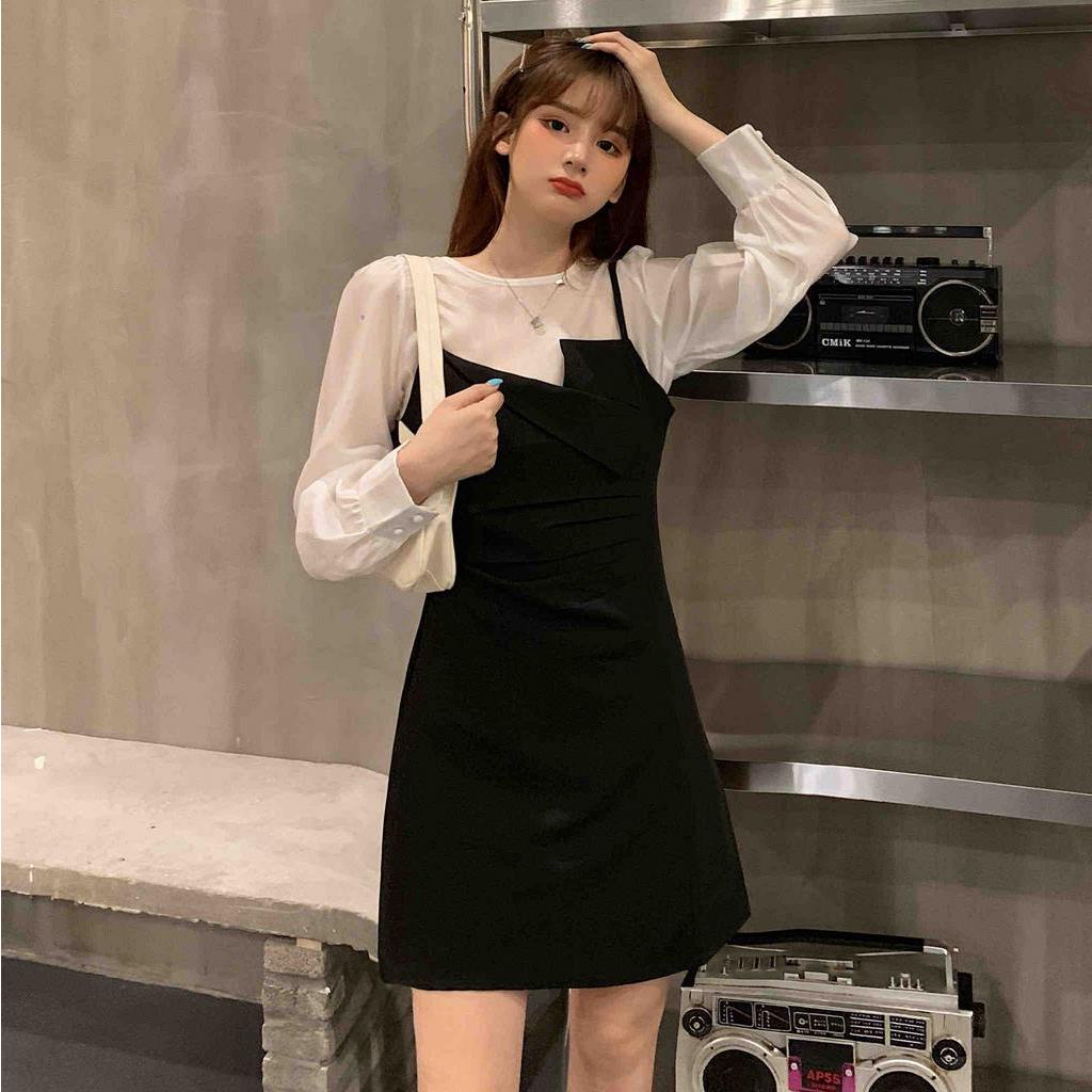 Xiaozhainv Bộ áo kiểu và váy thời trang phong cách Hàn Quốc dành cho nữ | BigBuy360 - bigbuy360.vn