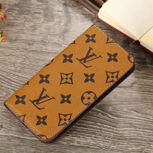 Bao Nắp Gập Chất Giả Da In Logo LV Nhiều Mẫu Mã Cho Điện Thoại iphone 14 13 11 12 Pro MAX Mini SE X XS XR