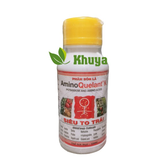 Phân bón lá NK Sinh Học AminoQuelant K 100ml Siêu To Trái