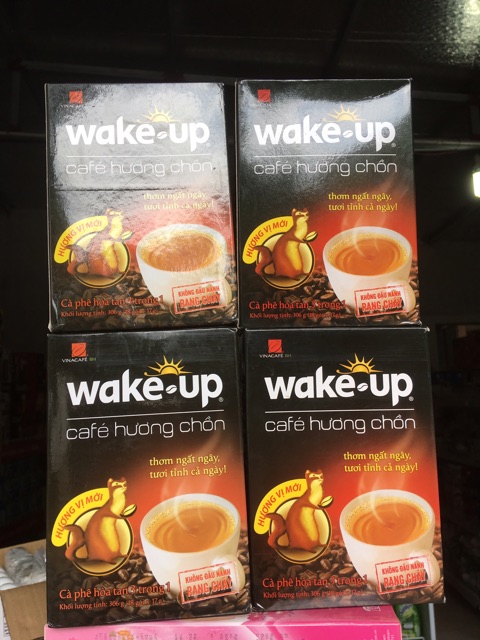 CAFE WAKE UP HƯƠNG CHỒN 306g(18 gói x 17g)