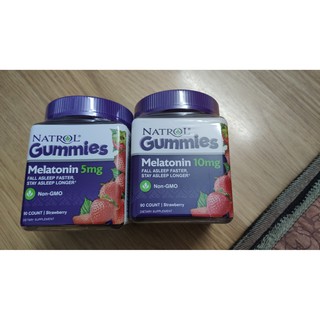 Kẹo Dẻo Ngủ Ngon Melatonin Natrol Gummies 10mg