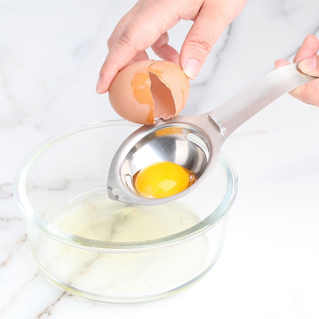 Dụng Cụ Tách Lòng Đỏ Trứng Bằng Thép Không Gỉ
