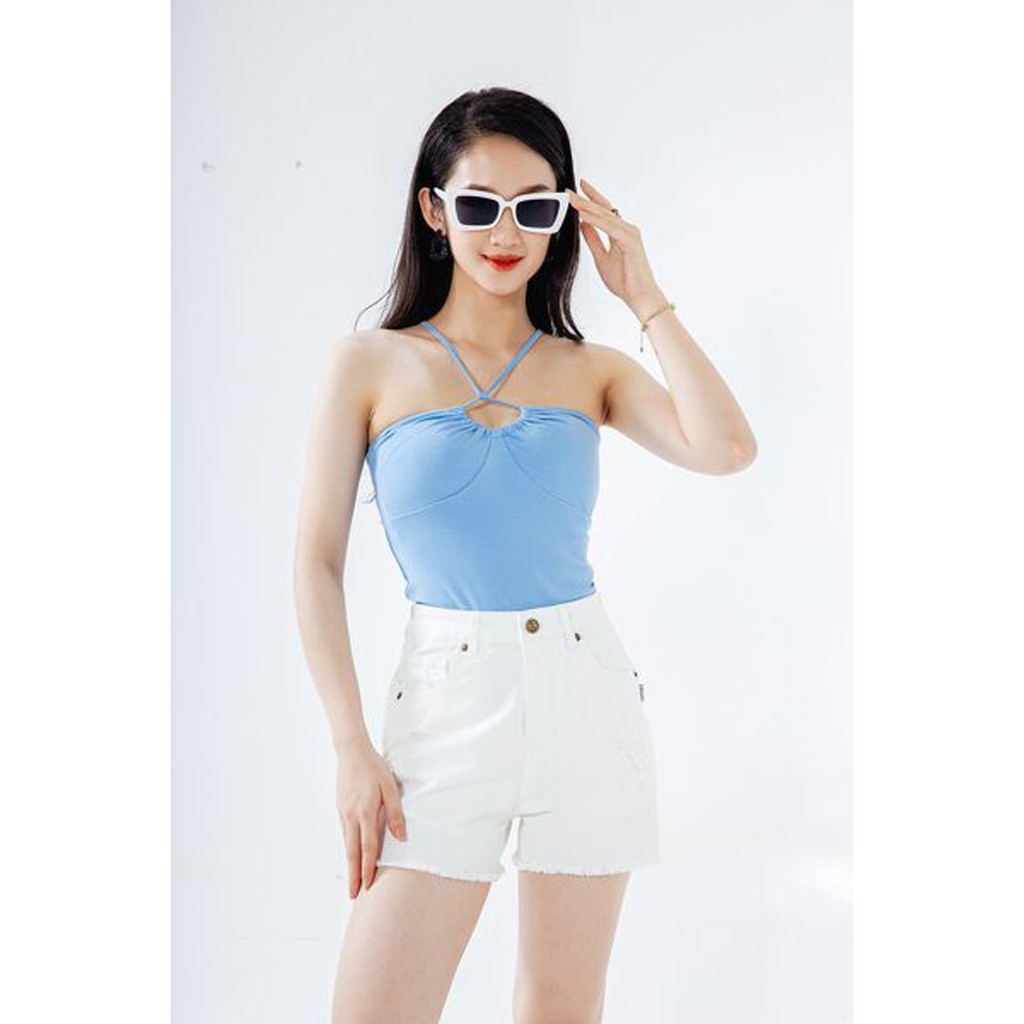 [Mã WABRWA8 giảm 15% đơn 99k] CCHAT Áo thun cổ buộc dây | BigBuy360 - bigbuy360.vn