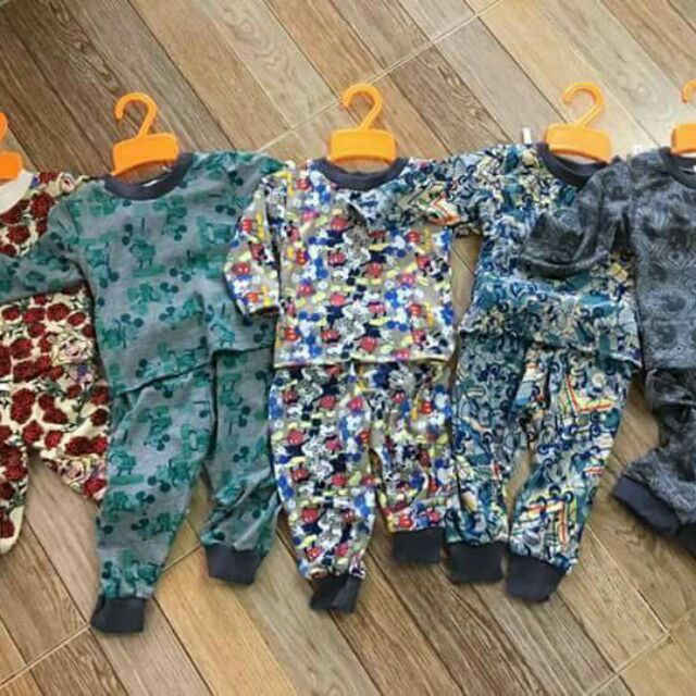 Combo 3 bộ Đồ bộ thu đông cho bé