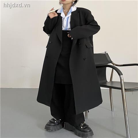 Áo khoác dáng dài qua gối phong cách retro Anh Quốc thời trang thu đông mới 2021 | BigBuy360 - bigbuy360.vn
