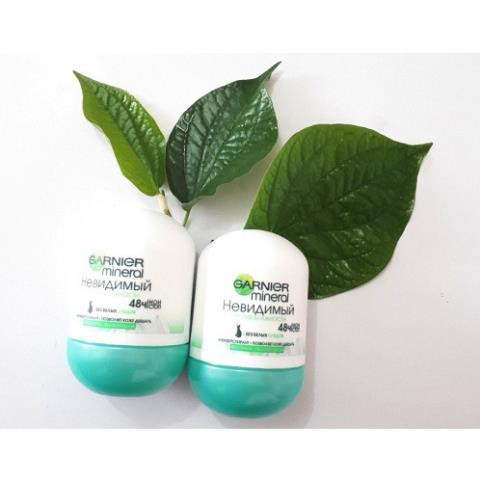 Lăn khử mùi Garner  - 48H siêu khô thoáng - Hương thơm mát lạnh trong lành dễ chịu